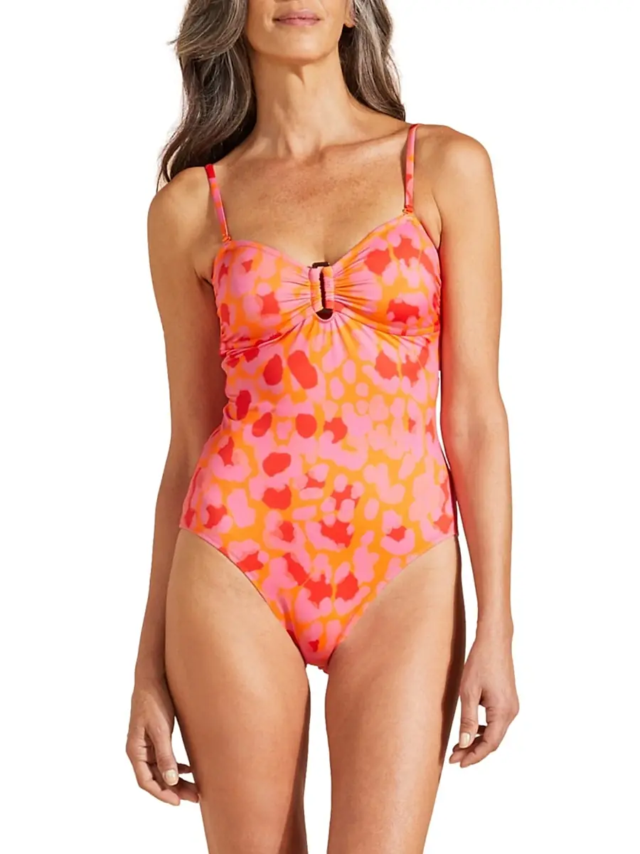 Vilebrequin Women's New Leopard Underwire One-Piece Swimsuit | Thumbnail 3 Vilebrequin Women's New Leopard Underwire One-Piece Swimsuit | Thumbnail 3
