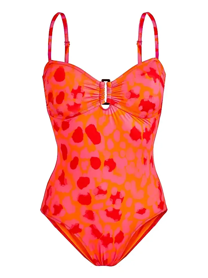 Vilebrequin Women's New Leopard Underwire One-Piece Swimsuit