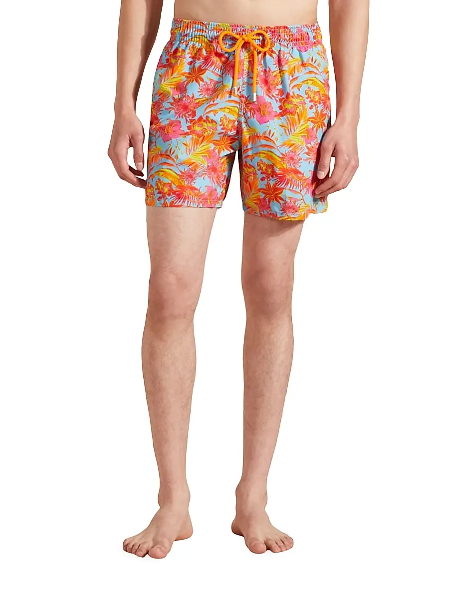 Vilebrequin Men's Tahiti Floral Swim Trunks | Thumbnail 3