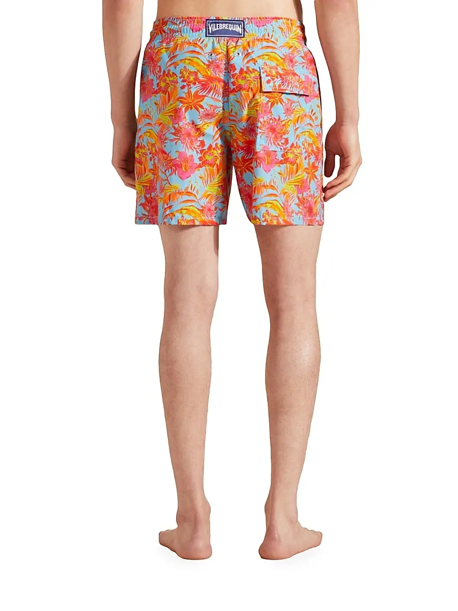 Vilebrequin Men's Tahiti Floral Swim Trunks | Thumbnail 4