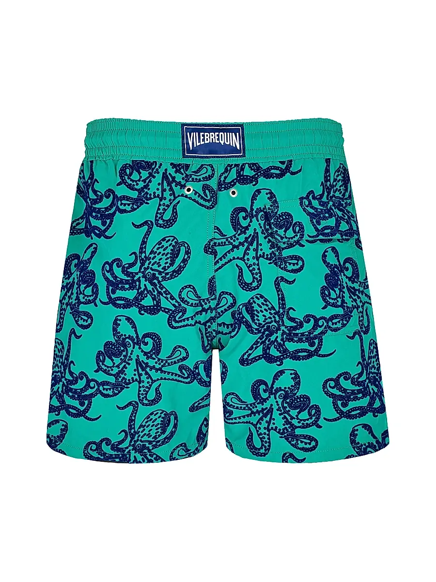 Vilebrequin Men's Flock Poulpes Swim Shorts | Thumbnail 2 Vilebrequin Men's Flock Poulpes Swim Shorts | Thumbnail 2