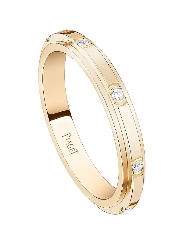 Women's Possession 18K Rose Gold & 0.06 TCW Diamond Wedding Band