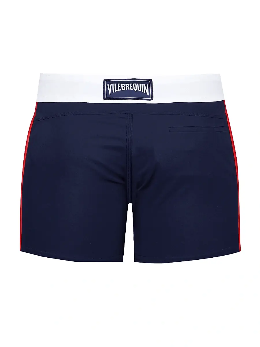 Vilebrequin Men's Colorblocked Stretch Swim Trunks | Thumbnail 2