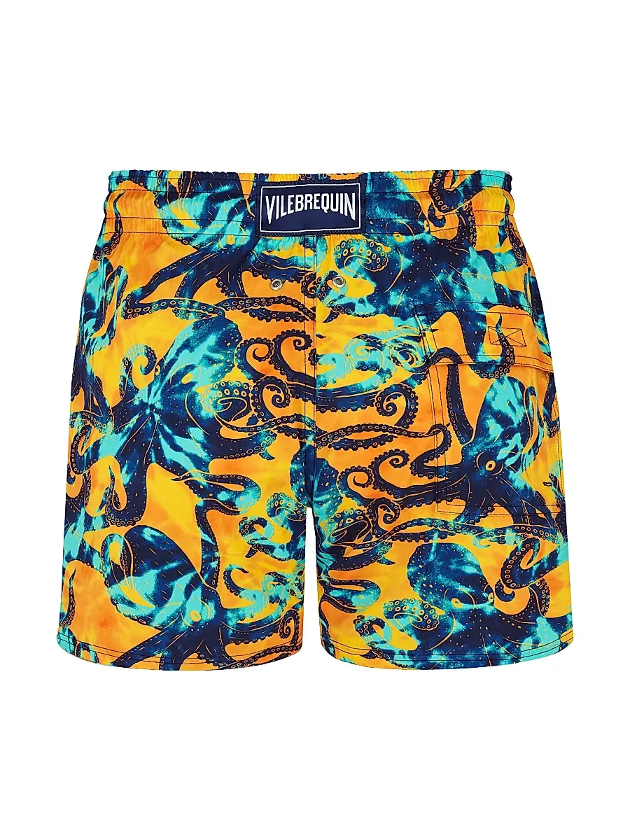 Vilebrequin Men's Moorise Graphic Swim Trunks - Sun | Thumbnail 2 Vilebrequin Men's Moorise Graphic Swim Trunks - Sun | Thumbnail 2