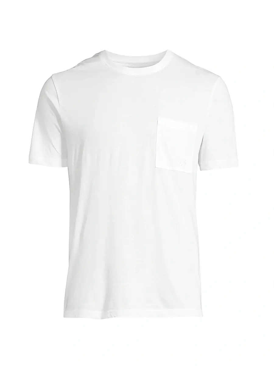 Vilebrequin Men's Titan Jersey Pocket T-Shirt - Craie - Size XXXL | Image 1 Vilebrequin Men's Titan Jersey Pocket T-Shirt - Craie - Size XXXL | Image 1
