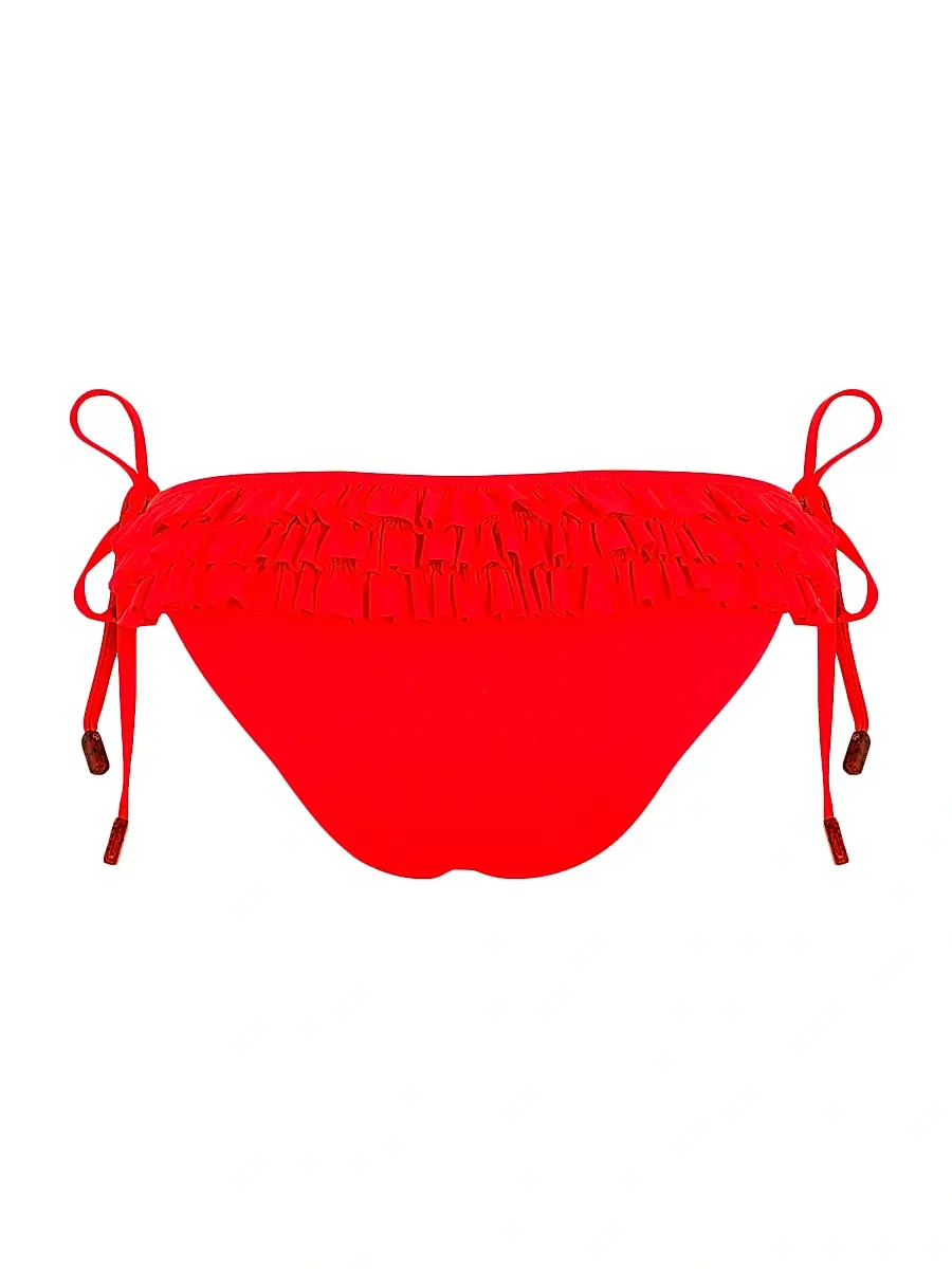 Vilebrequin Women's Ruffled Side-Tie Bikini Bottom | Thumbnail 3 Vilebrequin Women's Ruffled Side-Tie Bikini Bottom | Thumbnail 3