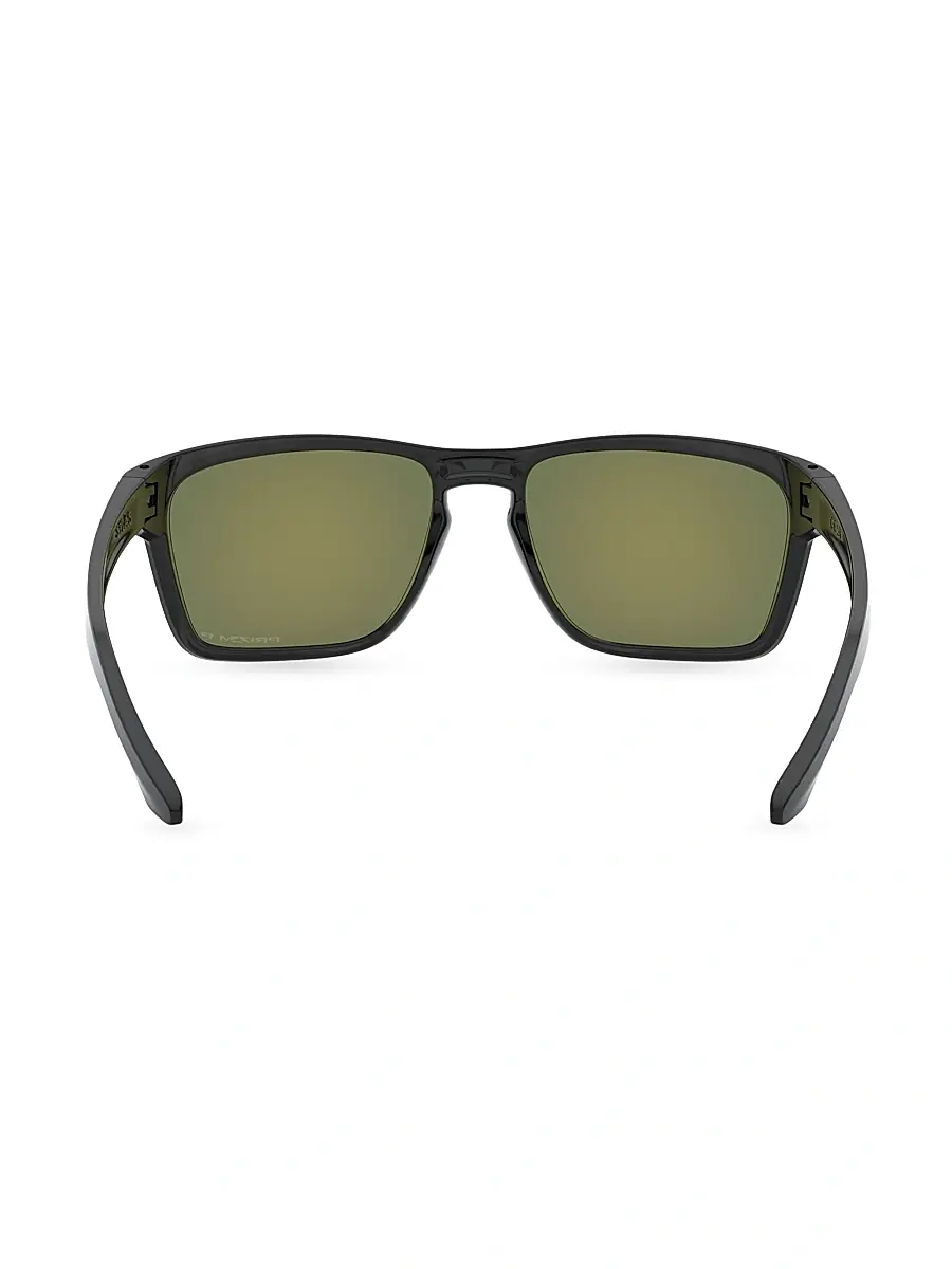 Oakley Men's 60MM Sylas Rectangular Sunglasses - Ruby | Thumbnail 5