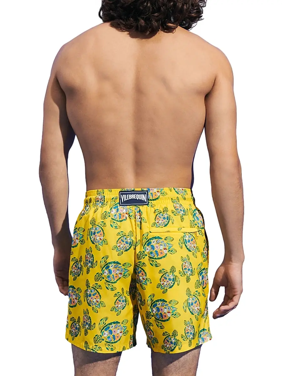 Vilebrequin Men's Provencal Turtles Swim Shorts | Thumbnail 4 Vilebrequin Men's Provencal Turtles Swim Shorts | Thumbnail 4