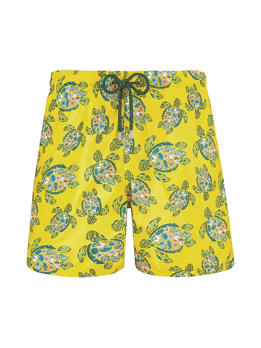 Vilebrequin Men's Provencal Turtles Swim Shorts - Soleil | Image 1 Vilebrequin Men's Provencal Turtles Swim Shorts - Soleil | Image 1