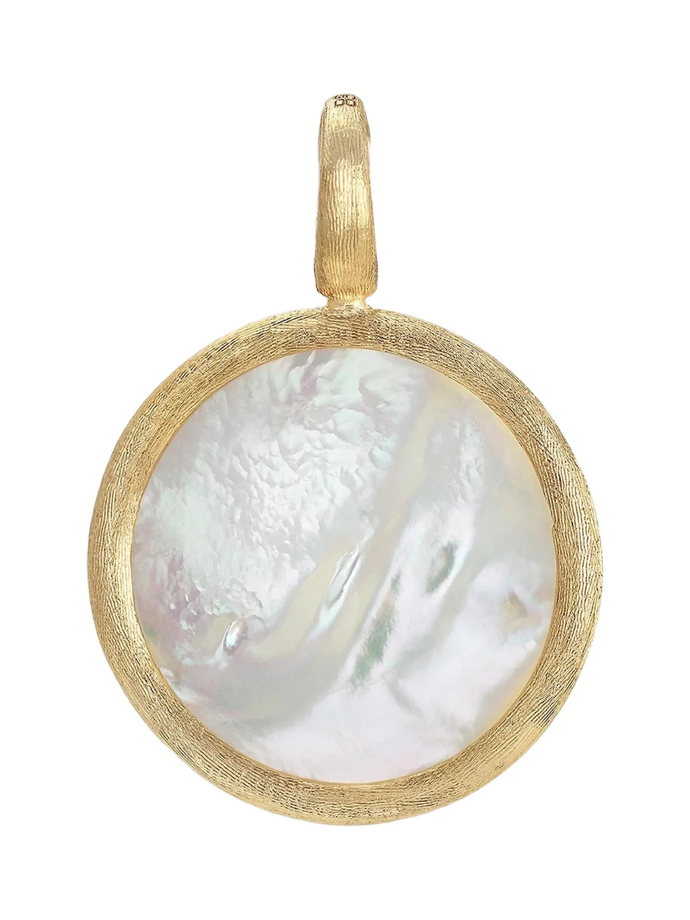 MARCO BICEGO Women's Jaipur 18K Yellow Gold & Mother-Of-Pearl Pendant - Pearl White