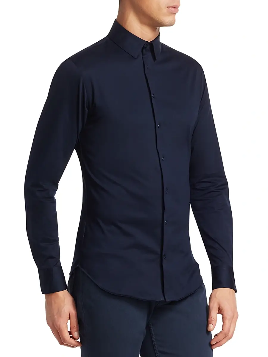 Giorgio Armani Men's Jersey Sport Shirt | Thumbnail 4 Giorgio Armani Men's Jersey Sport Shirt | Thumbnail 4