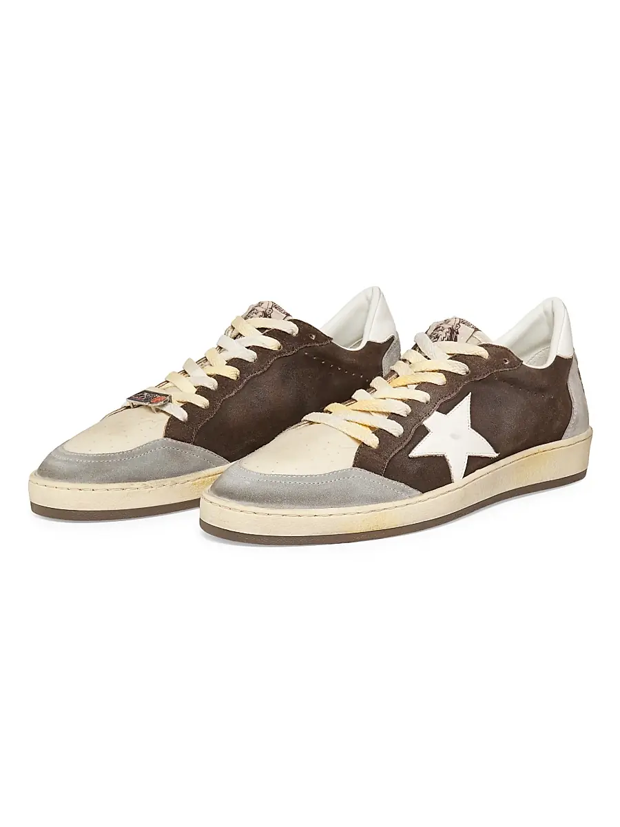 Golden Goose Men's Ballstar Spur Star Leather Sneakers | Thumbnail 2 Golden Goose Men's Ballstar Spur Star Leather Sneakers | Thumbnail 2