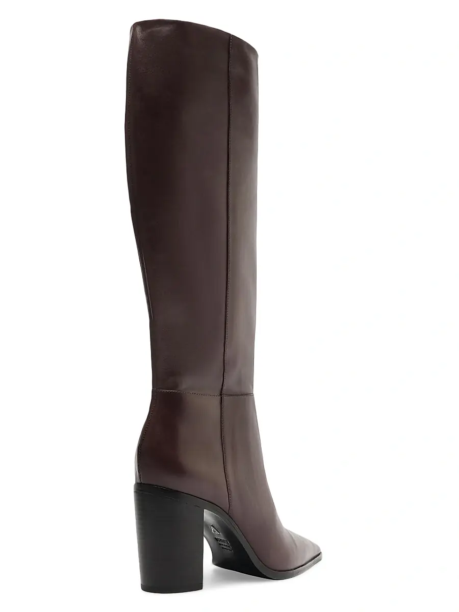 Schutz Women's Mikki 85MM Block-Heel Leather Boots | Thumbnail 3 Schutz Women's Mikki 85MM Block-Heel Leather Boots | Thumbnail 3