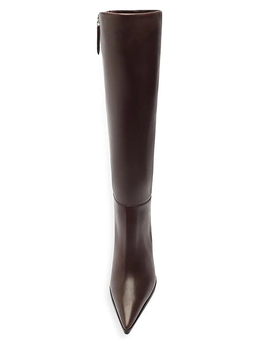 Schutz Women's Mikki 85MM Block-Heel Leather Boots | Thumbnail 4 Schutz Women's Mikki 85MM Block-Heel Leather Boots | Thumbnail 4