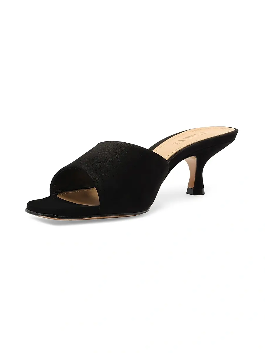 Schutz Women's Dethalia 65MM Suede Sandals | Thumbnail 9