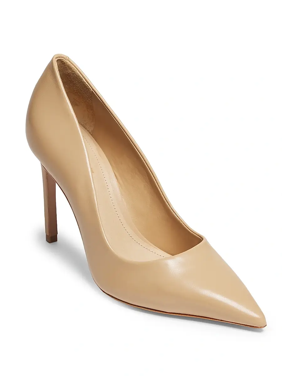 Schutz Women's Lou 100MM Leather Stiletto Pumps | Thumbnail 2 Schutz Women's Lou 100MM Leather Stiletto Pumps | Thumbnail 2