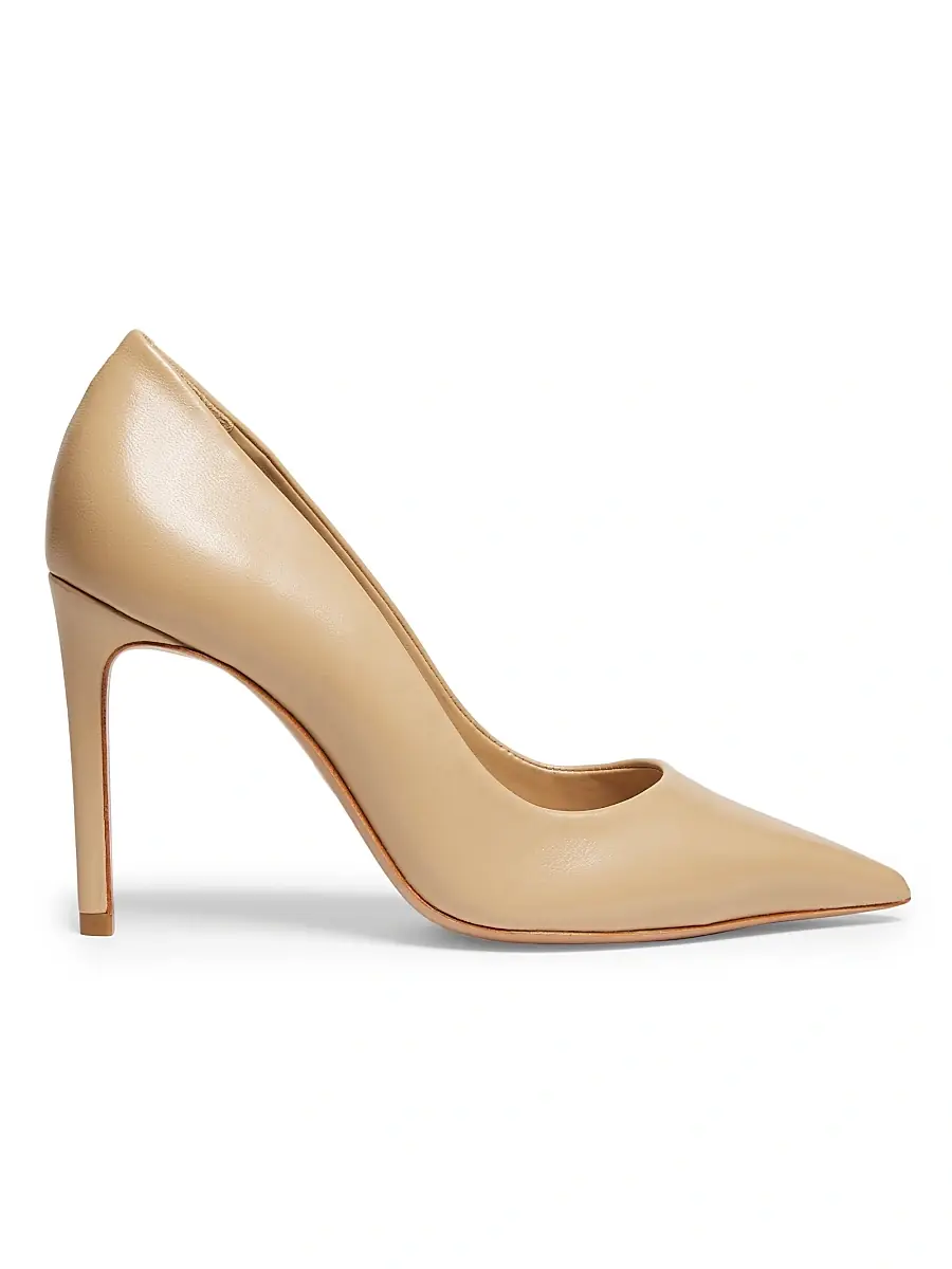 Schutz Women's Lou 100MM Leather Stiletto Pumps | Image 1 Schutz Women's Lou 100MM Leather Stiletto Pumps | Image 1