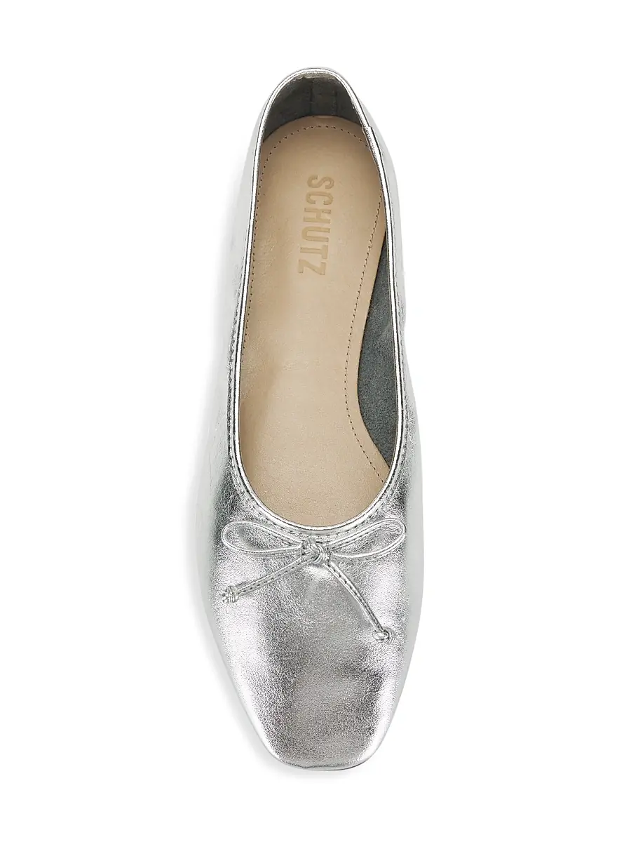 Schutz Women's Arissa Leather Ballet Flats | Thumbnail 5