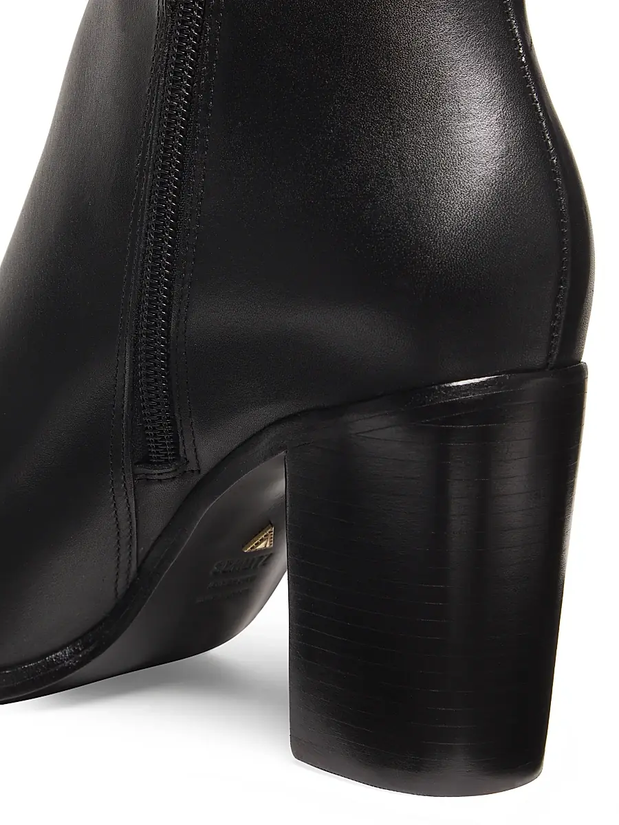 Schutz Women's Mikki Up 90MM Leather Block-Heel Boots | Thumbnail 6 Schutz Women's Mikki Up 90MM Leather Block-Heel Boots | Thumbnail 6