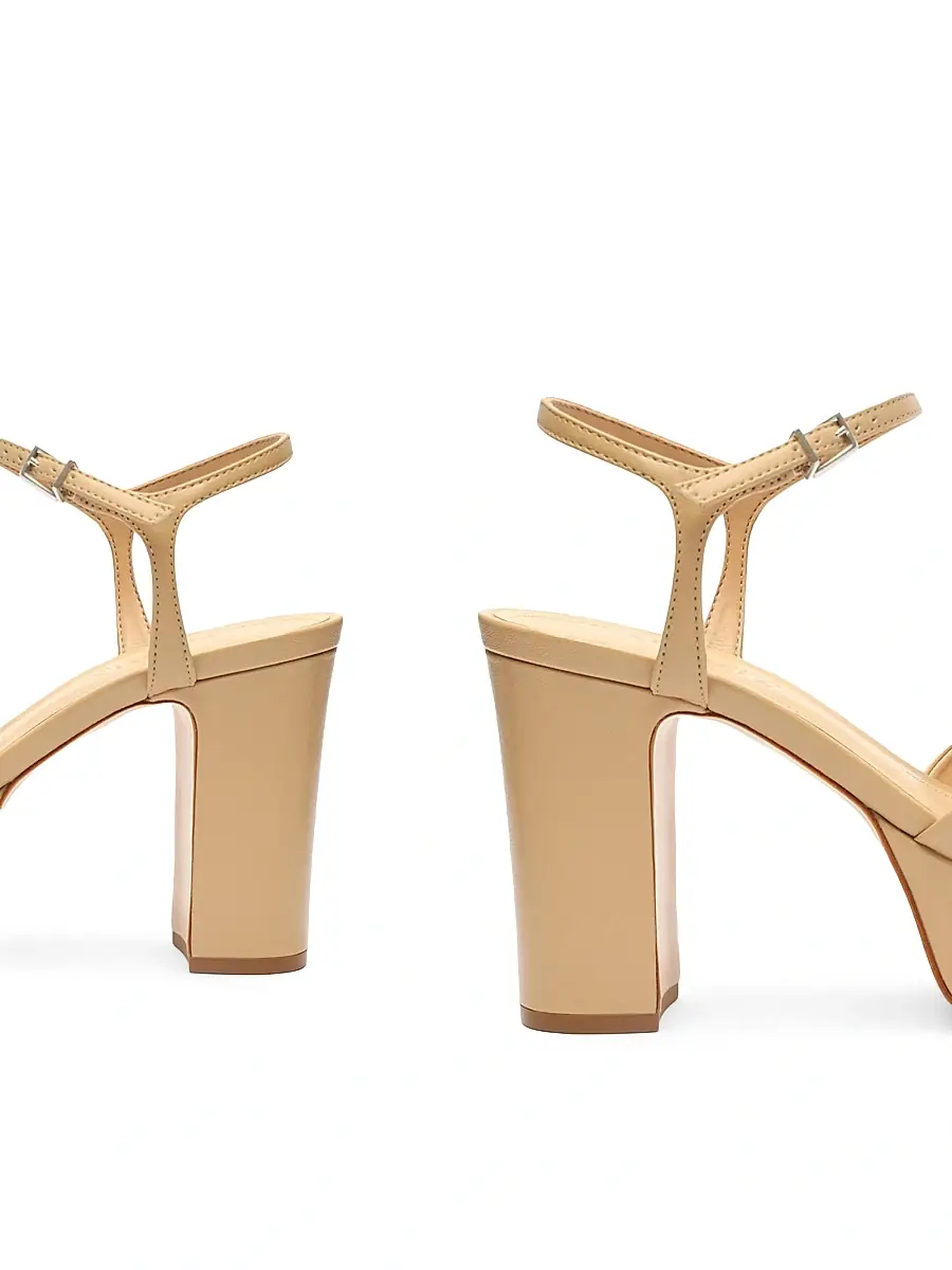 Schutz Women's Keefa 100MM Leather Platform Sandals | Thumbnail 5 Schutz Women's Keefa 100MM Leather Platform Sandals | Thumbnail 5