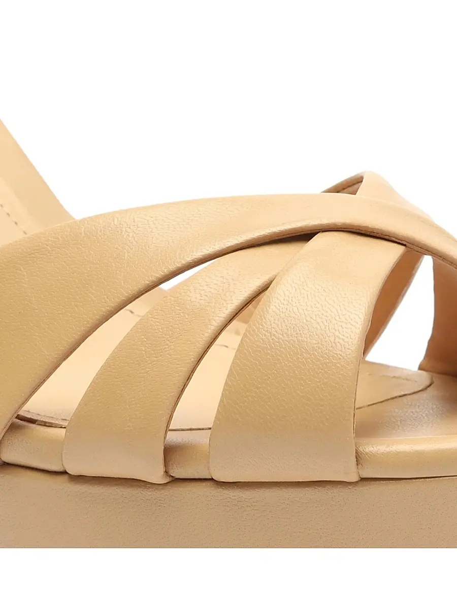 Schutz Women's Keefa 100MM Leather Platform Sandals | Thumbnail 7 Schutz Women's Keefa 100MM Leather Platform Sandals | Thumbnail 7