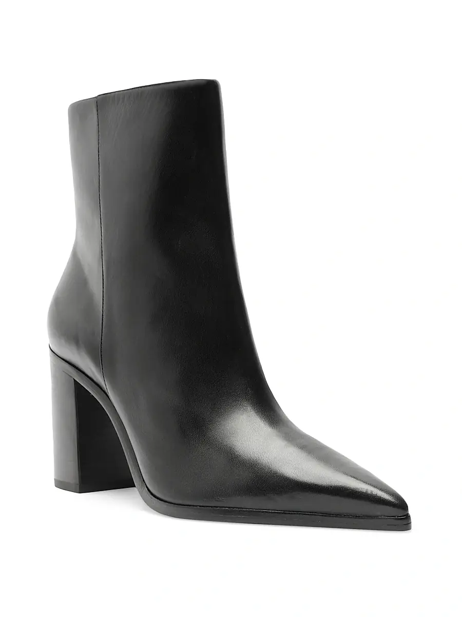 Schutz Women's Mikki 85MM Block-Heel Leather Booties | Thumbnail 2 Schutz Women's Mikki 85MM Block-Heel Leather Booties | Thumbnail 2