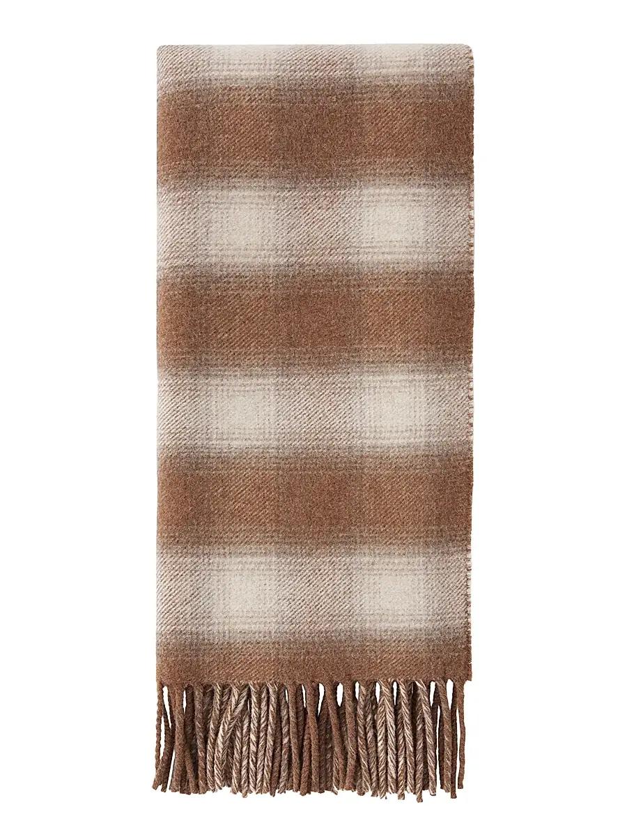 Loro Piana Women's Wish Cashmere Scarf - Light Camel | Thumbnail 2 Loro Piana Women's Wish Cashmere Scarf - Light Camel | Thumbnail 2