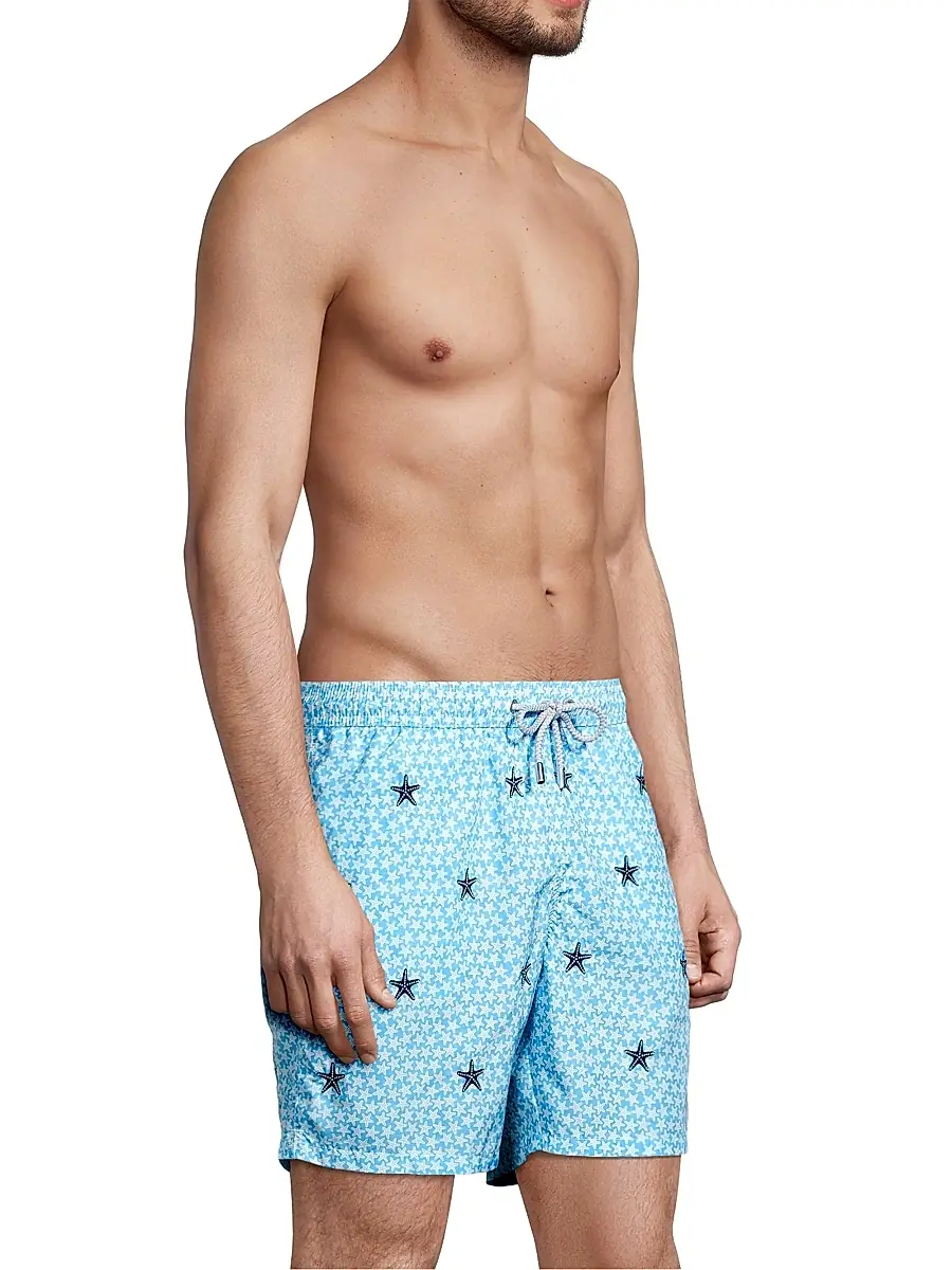MC2 Saint Barth Men's Lighting Little Seastar Swim Shorts - Blue | Thumbnail 4 MC2 Saint Barth Men's Lighting Little Seastar Swim Shorts - Blue | Thumbnail 4
