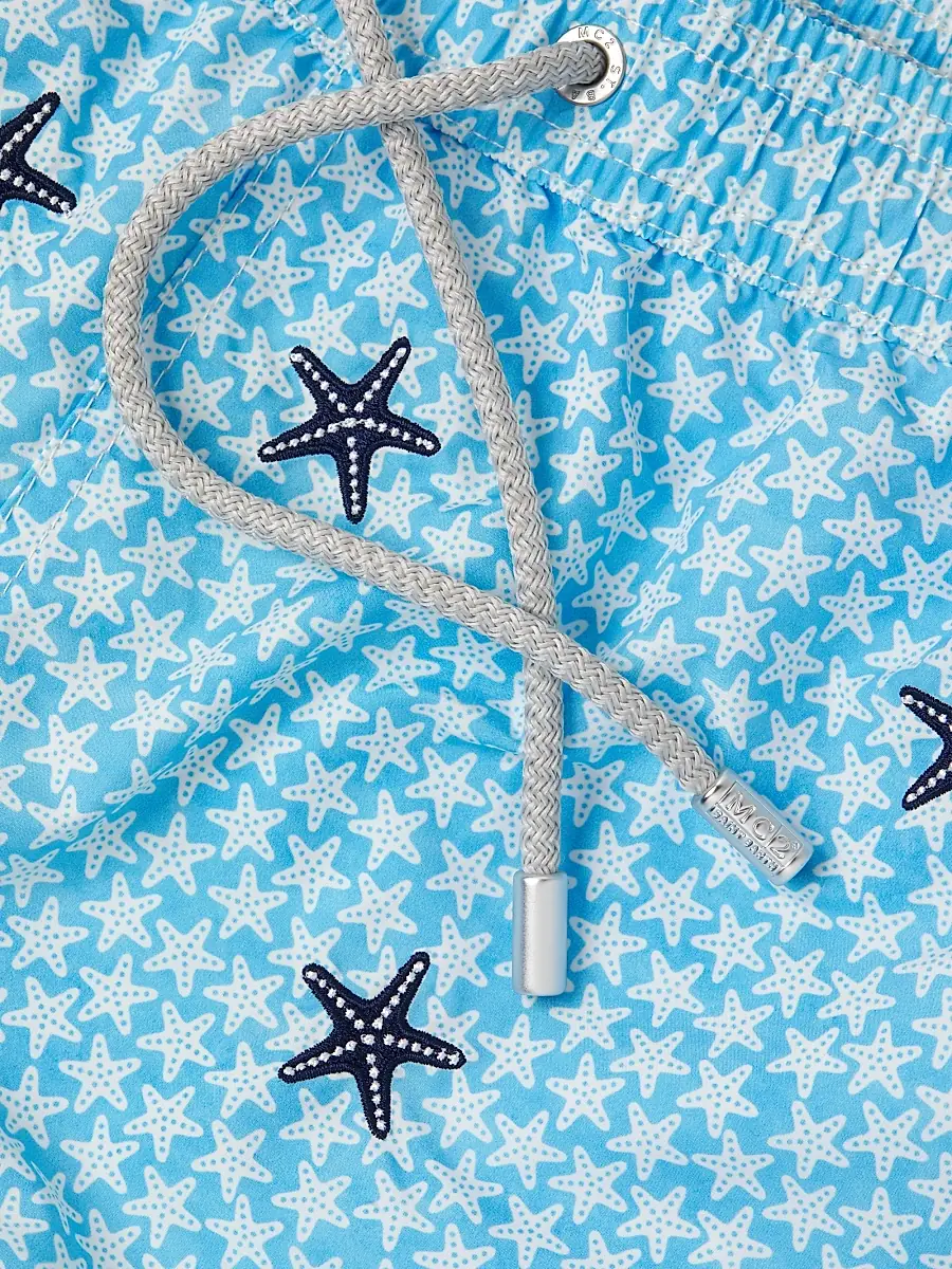 MC2 Saint Barth Men's Lighting Little Seastar Swim Shorts - Blue | Thumbnail 6 MC2 Saint Barth Men's Lighting Little Seastar Swim Shorts - Blue | Thumbnail 6
