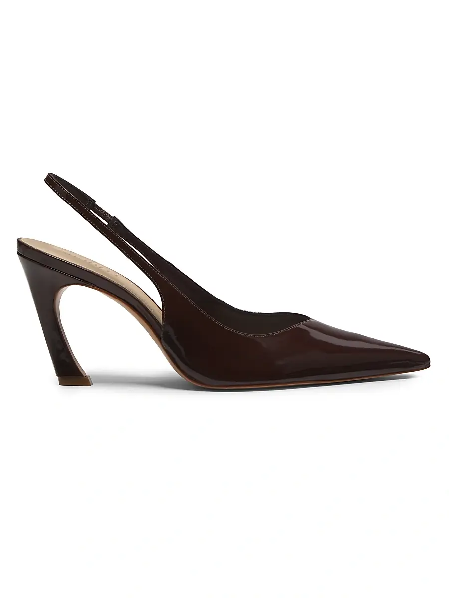 Schutz Women's Lexi Sling 75MM Slingback Pumps - Chestnut Brown | Image 1 Schutz Women's Lexi Sling 75MM Slingback Pumps - Chestnut Brown | Image 1