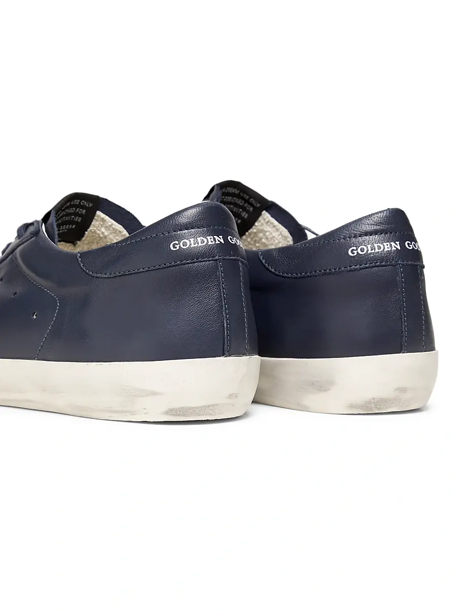 Golden Goose Unisex Super Star Leather Low-Top Sneakers | Thumbnail 3