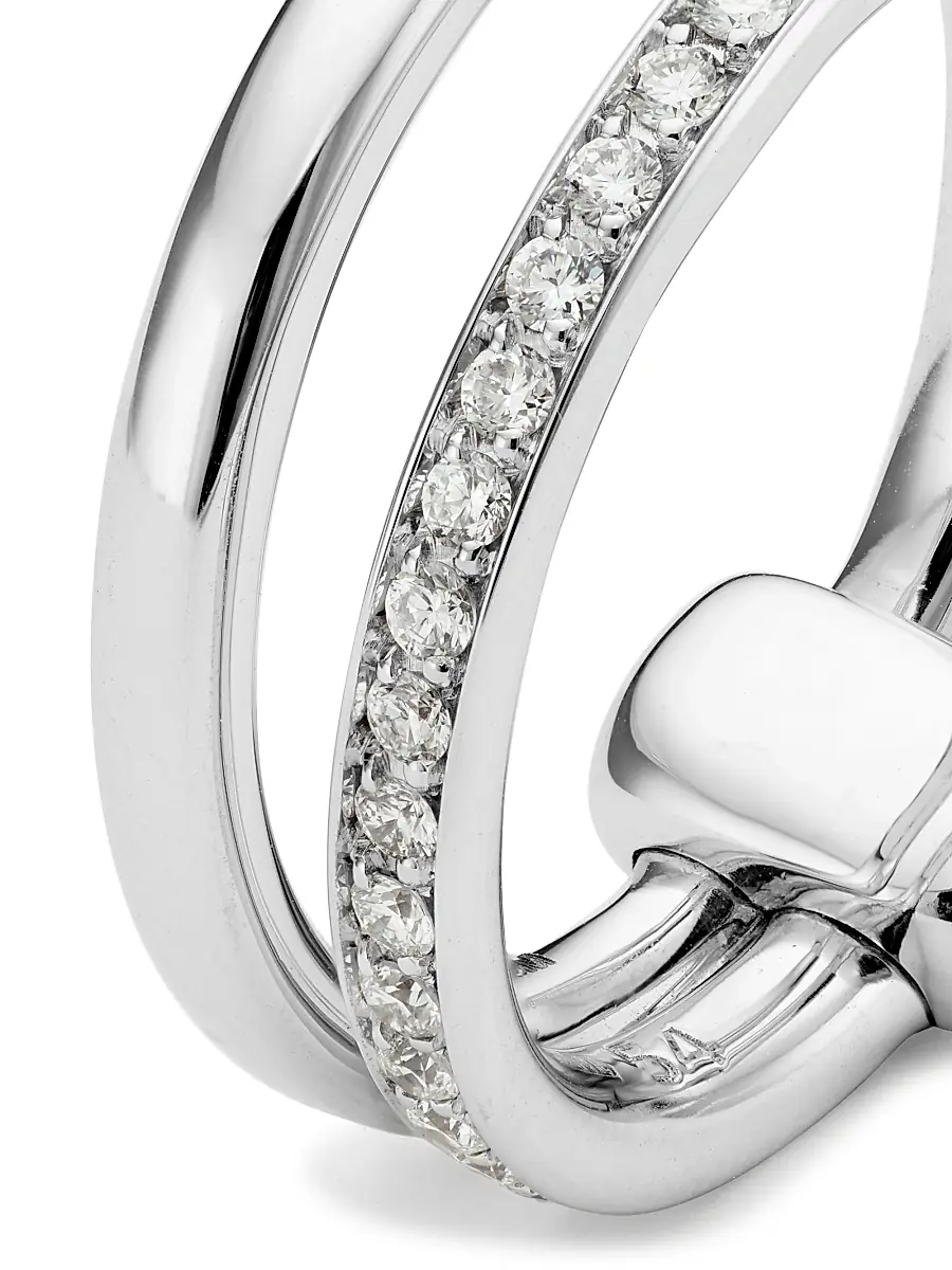 Pomellato Women's Iconica 18K White Gold & Diamond Ring | Thumbnail 4 Pomellato Women's Iconica 18K White Gold & Diamond Ring | Thumbnail 4