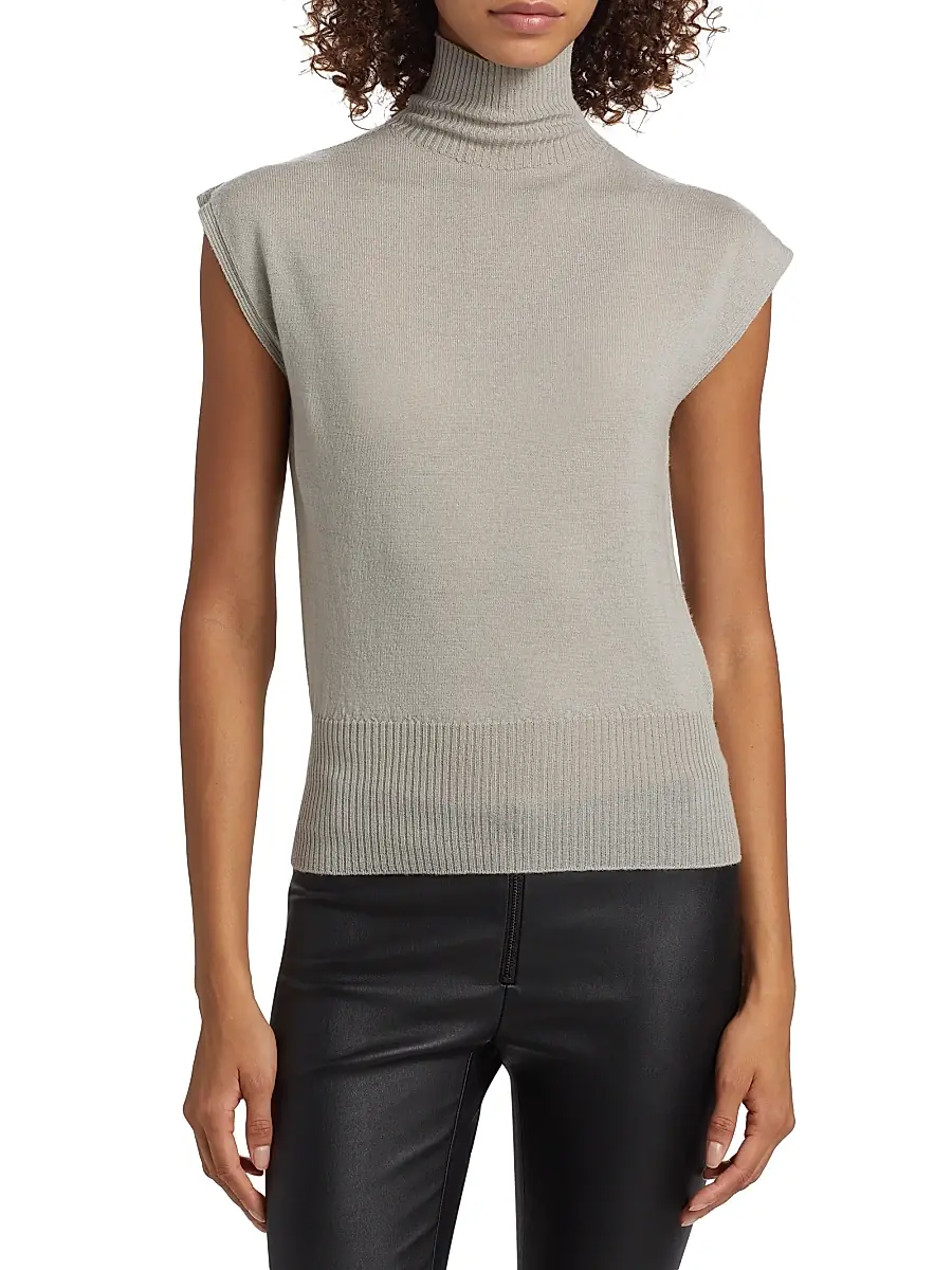 Rick Owens Women's SL Turtleneck Knit Top | Thumbnail 2 Rick Owens Women's SL Turtleneck Knit Top | Thumbnail 2