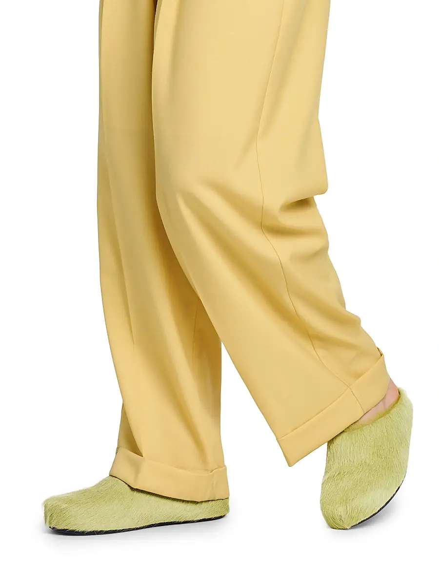 Marni Men's Fussbett Sabot Mules - Lime | Thumbnail 2