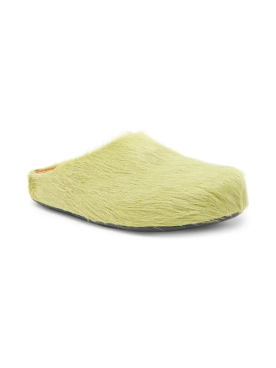 Marni Men's Fussbett Sabot Mules - Lime | Thumbnail 3