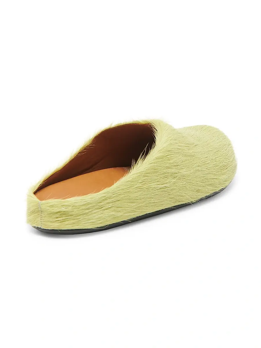 Marni Men's Fussbett Sabot Mules - Lime | Thumbnail 4
