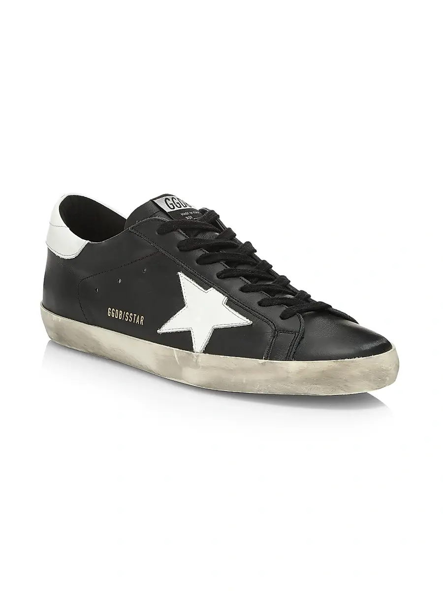Golden Goose Unisex Super-Star Leather Sneakers | Thumbnail 2 Golden Goose Unisex Super-Star Leather Sneakers | Thumbnail 2