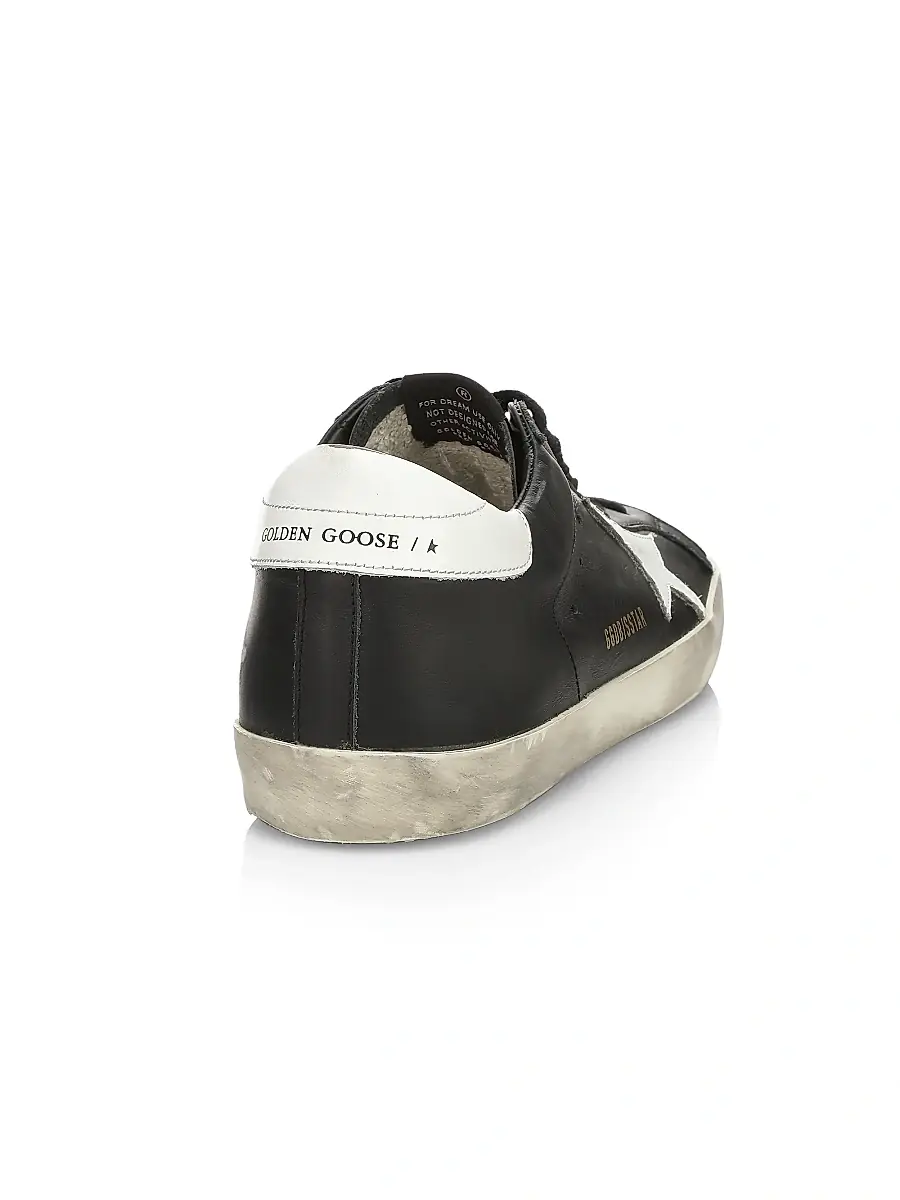 Golden Goose Unisex Super-Star Leather Sneakers | Thumbnail 3 Golden Goose Unisex Super-Star Leather Sneakers | Thumbnail 3