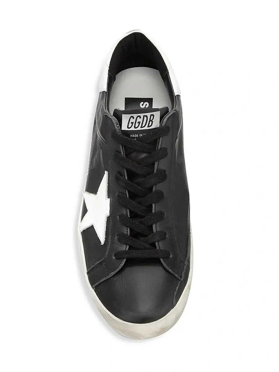 Golden Goose Unisex Super-Star Leather Sneakers | Thumbnail 5 Golden Goose Unisex Super-Star Leather Sneakers | Thumbnail 5