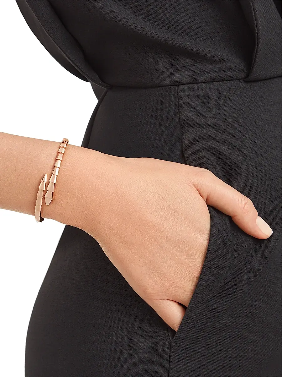 BVLGARI Women's Serpenti Viper 18K Rose Gold Wrap Bracelet | Thumbnail 3 BVLGARI Women's Serpenti Viper 18K Rose Gold Wrap Bracelet | Thumbnail 3