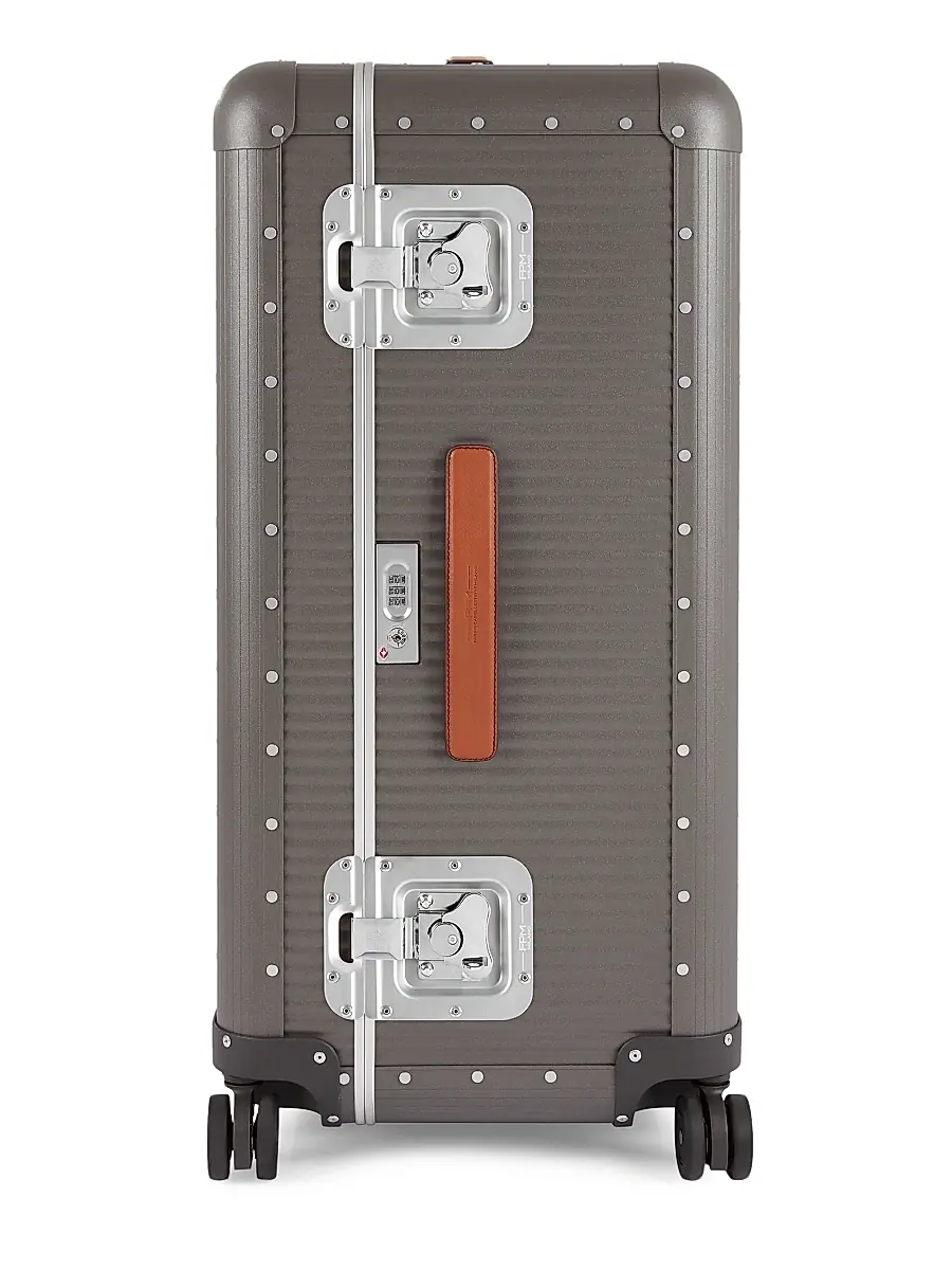 FPM Men's Bank Trunk On Wheels Suitcase - Moonlight | Thumbnail 3 FPM Men's Bank Trunk On Wheels Suitcase - Moonlight | Thumbnail 3