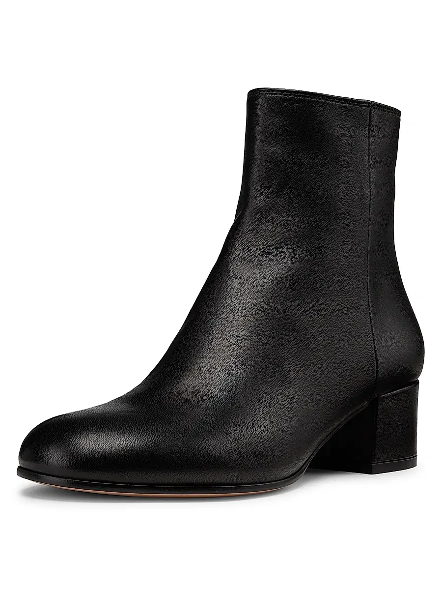 Gianvito Rossi Women's 45MM Glove Leather Booties | Thumbnail 2 Gianvito Rossi Women's 45MM Glove Leather Booties | Thumbnail 2
