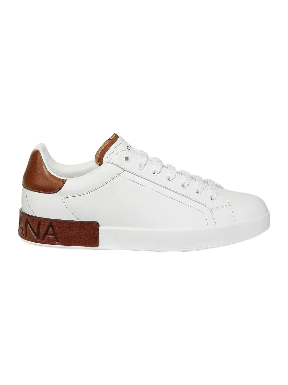 Dolce & Gabbana Men's Portofino Leather Sneakers