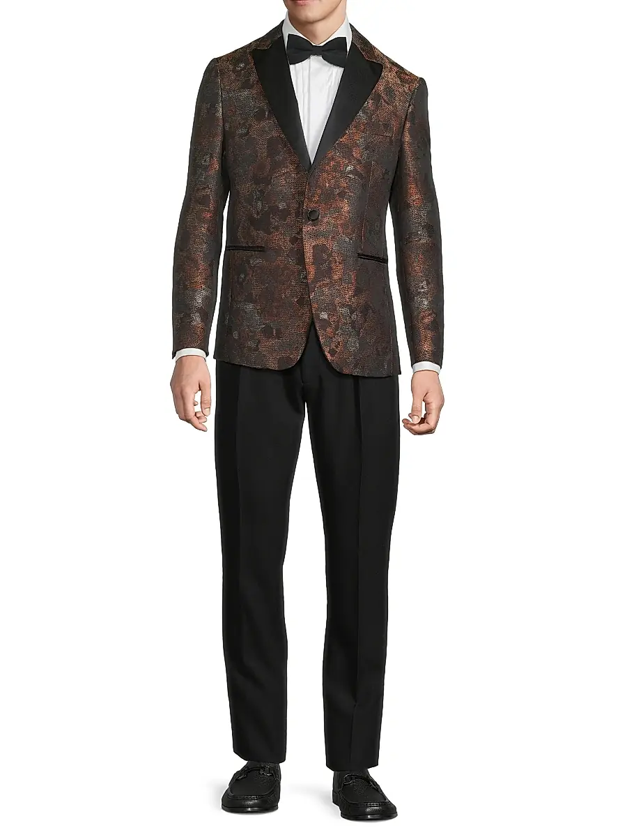 Pal Zileri Men's Novel Smoking Jacket | Thumbnail 2 Pal Zileri Men's Novel Smoking Jacket | Thumbnail 2