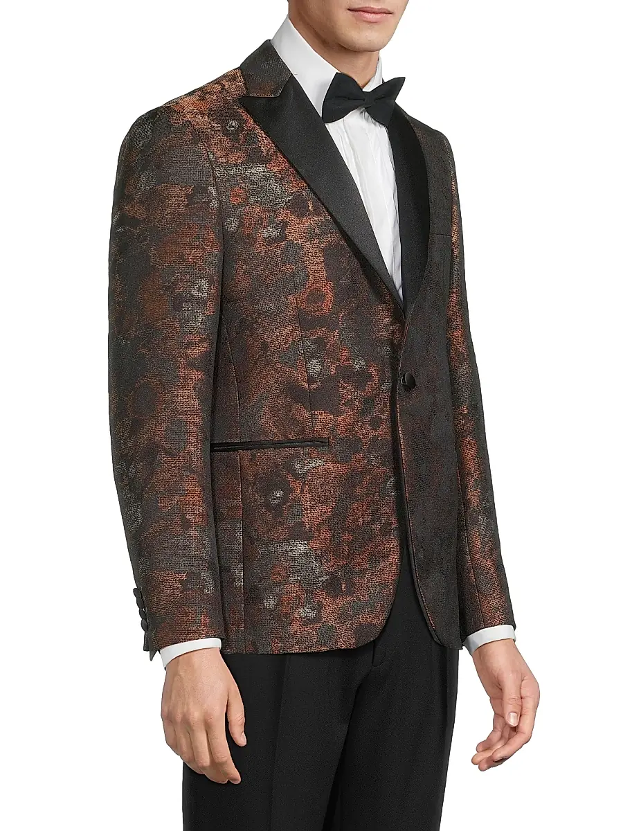 Pal Zileri Men's Novel Smoking Jacket | Thumbnail 4 Pal Zileri Men's Novel Smoking Jacket | Thumbnail 4