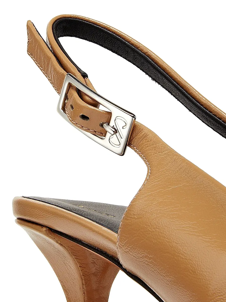 Proenza Schouler Women's Trap 65MM Slingback Pumps - Dark Beige | Thumbnail 5