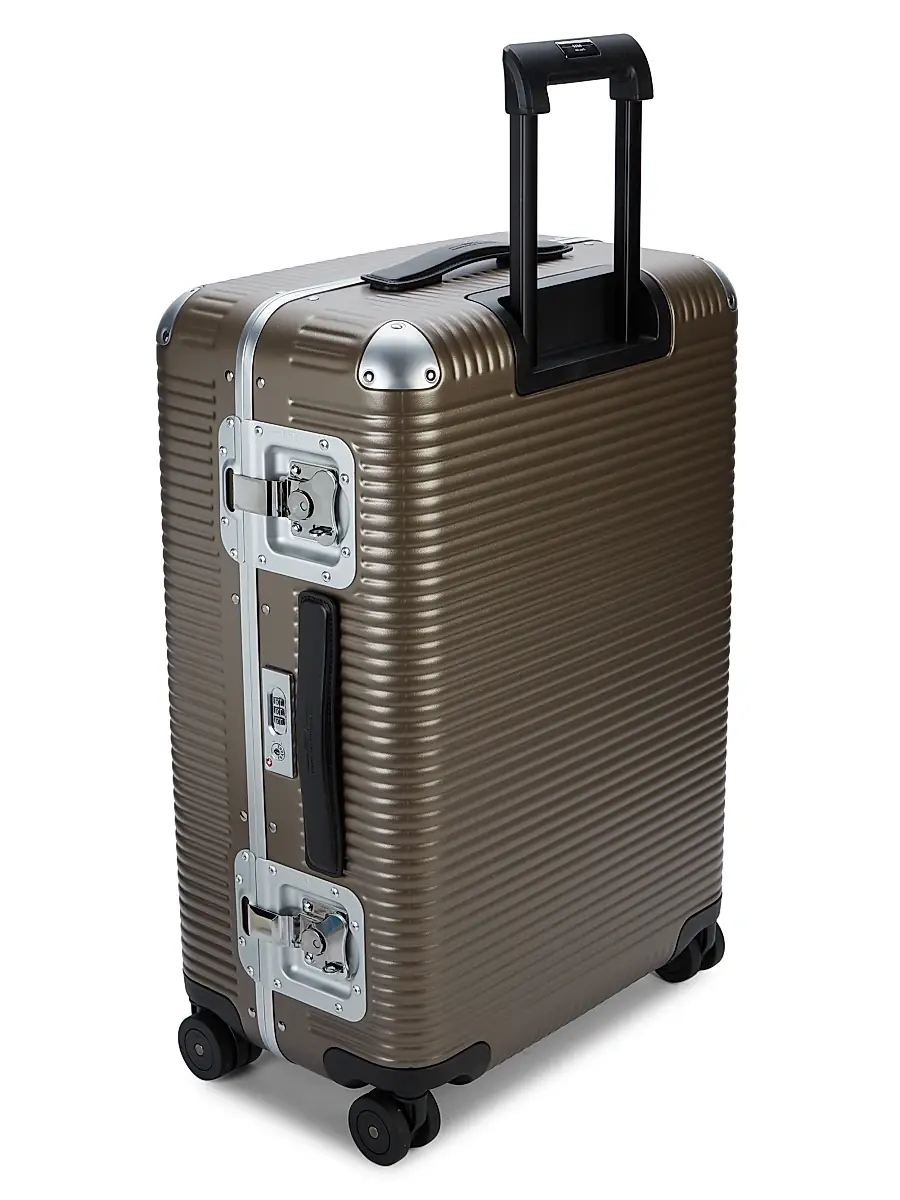 FPM Men's Bank Light Check-In Spinner Suitcase - Matte Almond | Thumbnail 4 FPM Men's Bank Light Check-In Spinner Suitcase - Matte Almond | Thumbnail 4