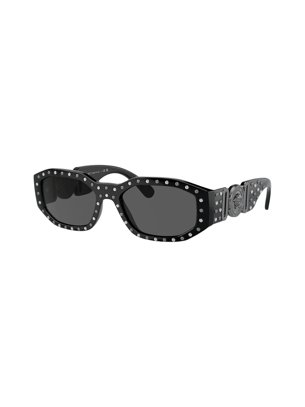 Men's 53MM Medusa Detail Oval Sunglasses