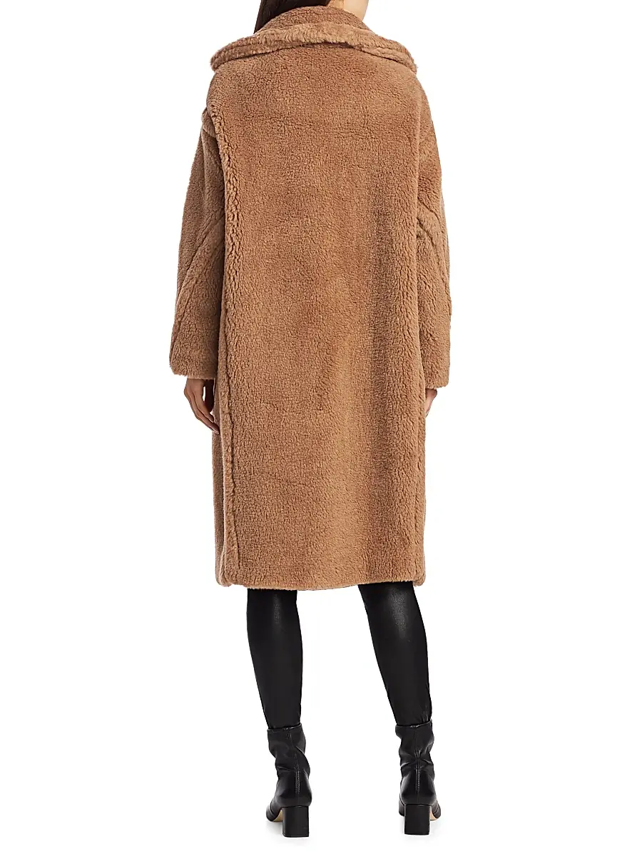 Max Mara Women's Teddy Bear Icon Coat - Camel | Thumbnail 5 Max Mara Women's Teddy Bear Icon Coat - Camel | Thumbnail 5