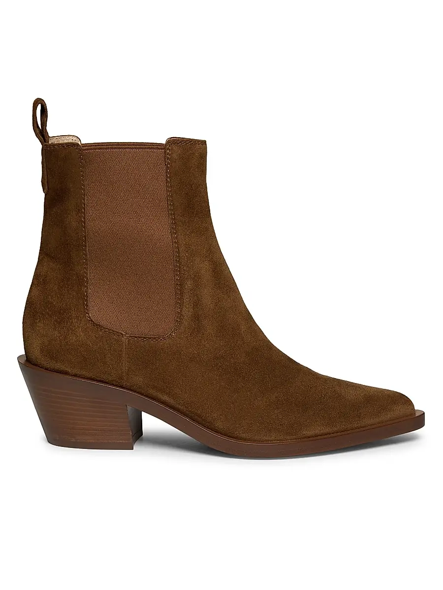 Gianvito Rossi Women's 45MM Suede Booties - Texas | Image 1 Gianvito Rossi Women's 45MM Suede Booties - Texas | Image 1